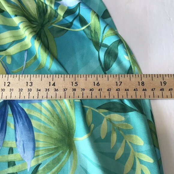 Vintage Y2K No Boundaries Skirt Small Floral Stretch Tropical Hawaiian Swim Surf - Picture 8 of 12